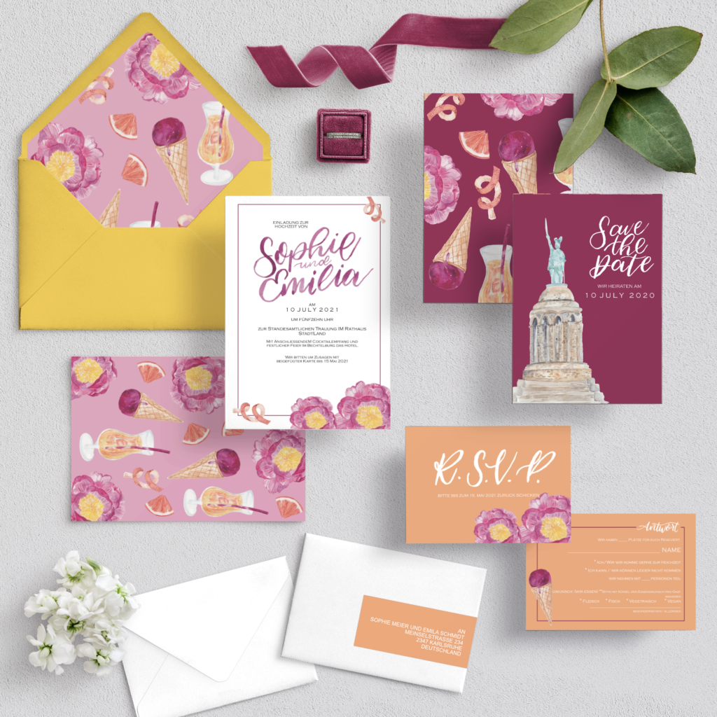 Sorbet_Wedding_Invitation_Papeterie_Inkanotes_Kalligraphie_Aquarell-Hochzeitseinladungen