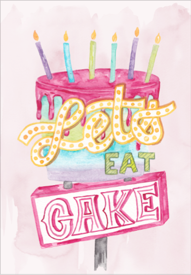 neon sign - bday- cake- lets eat cake inkanotes